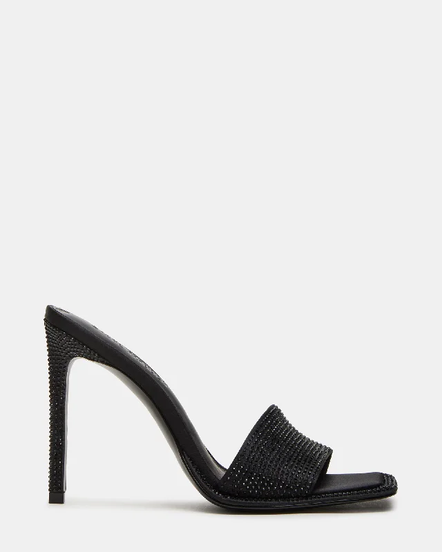 Versatile Heeled Sandals for Any Occasion---YARA BLACK