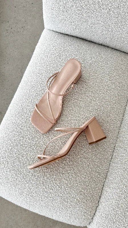 Stiletto Heel Pumps with Perfect Fit--Yazmin Heel 2.0 - Nude-Fashionable & Classic