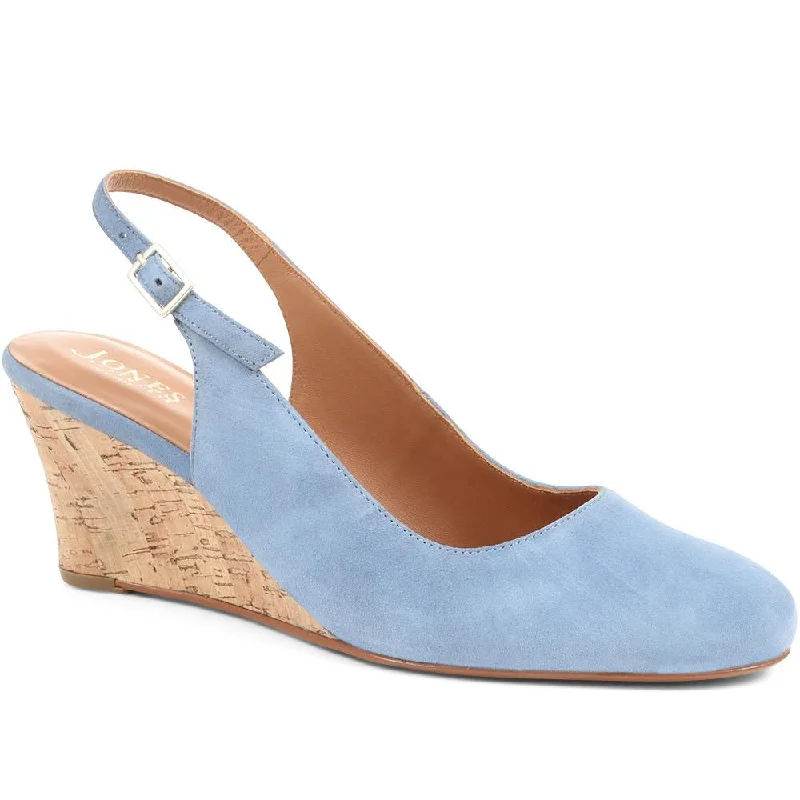 Zahra Leather Wedges - ZAHRA / 323 567---Comfortable Leather Pumps for Office and Everyday Wear