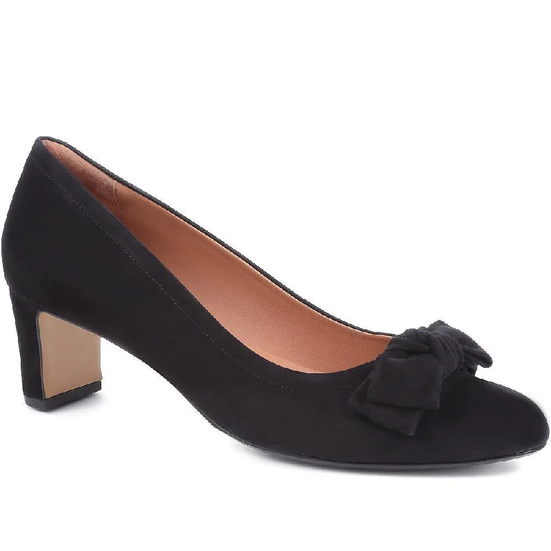 Zelda Bow Detail Court Shoes - ZELDA / 323 596---Charming Bow Pumps for a Cute and Stylish Look