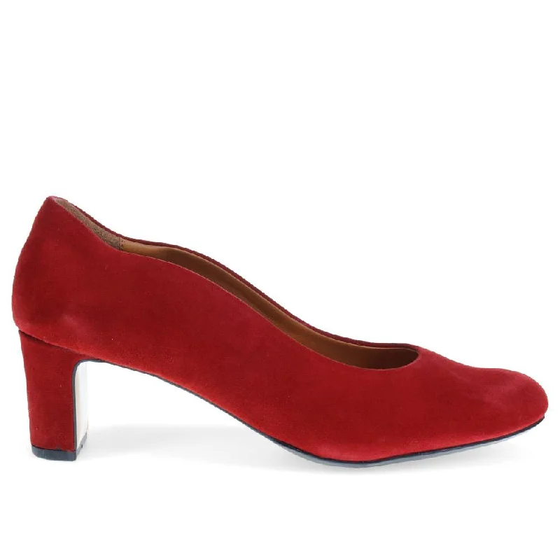 Zoey Leather Court Shoes - ZOEY / 323 597---Comfortable Leather Pumps for Office and Everyday Wear