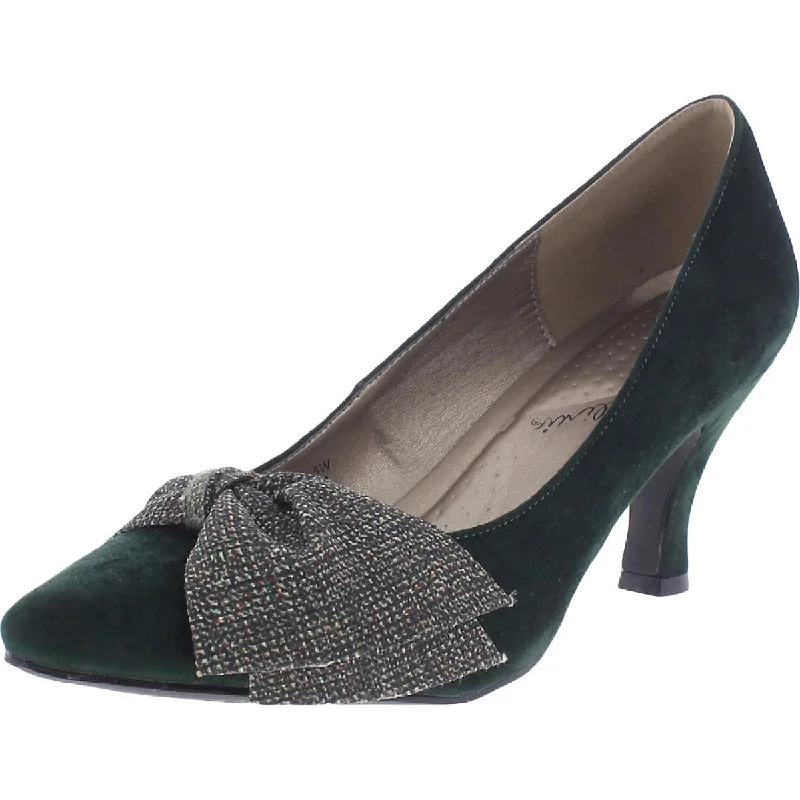 Affordable Suede Ankle Pumps for All-Day Wear--Bellini Womens Charm Plaid Faux Suede Pointed Toe Dress Heels