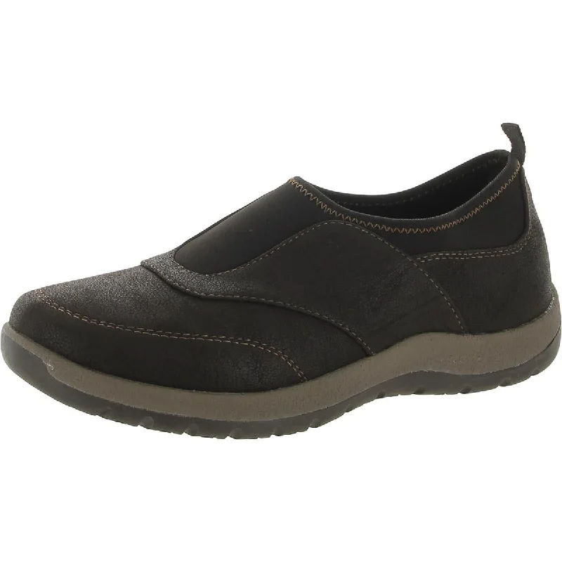 Eastland Womens Loretta Leather Lifestyle Slip-On Sneakers---Comfortable Leather Pumps for Office and Everyday Wear