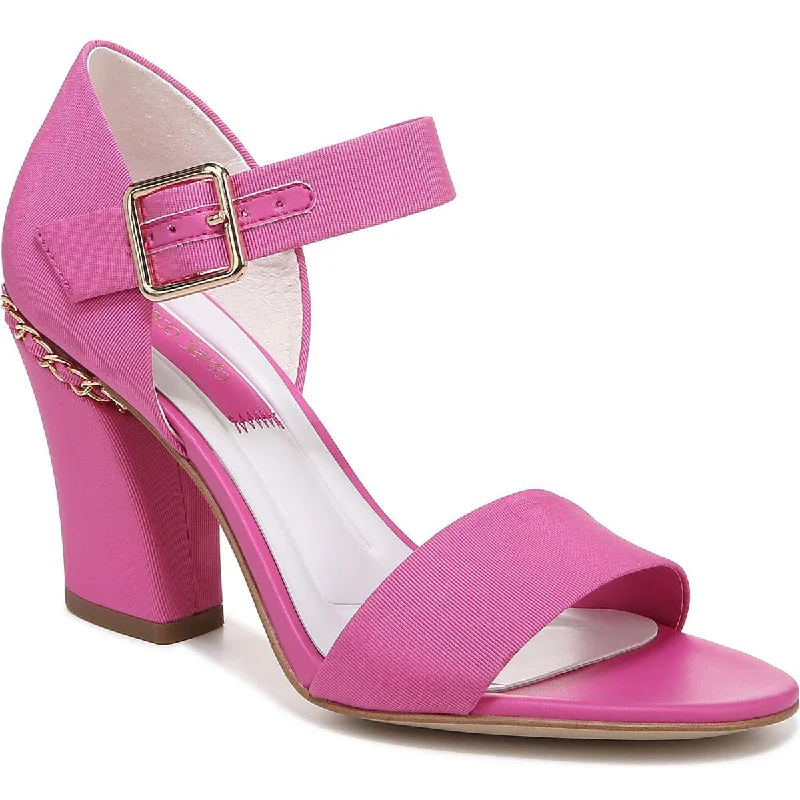 Stylish Ankle Strap Heels for Women--Franco Sarto Womens Ofelia Adjustable Open Toe Ankle Strap