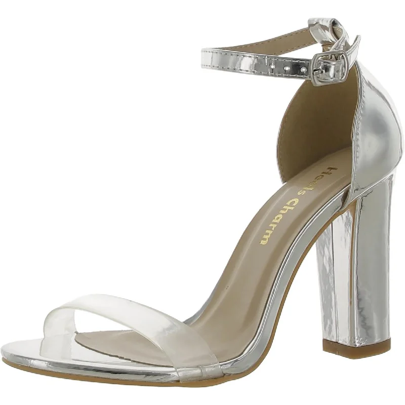 Heels Charm Womens Mirrored Evening Heels---Elegant Evening Heels for Weddings and Parties