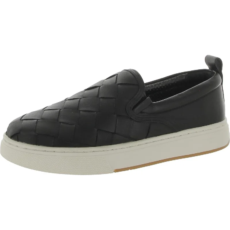 J/Slides Womens Leather Comfort Slip-On Sneakers---Comfortable Leather Pumps for Office and Everyday Wear