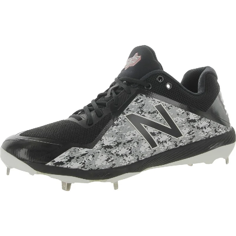 New Balance Mens Faux Leather Digital Camouflage Cleats---Comfortable Leather Pumps for Office and Everyday Wear