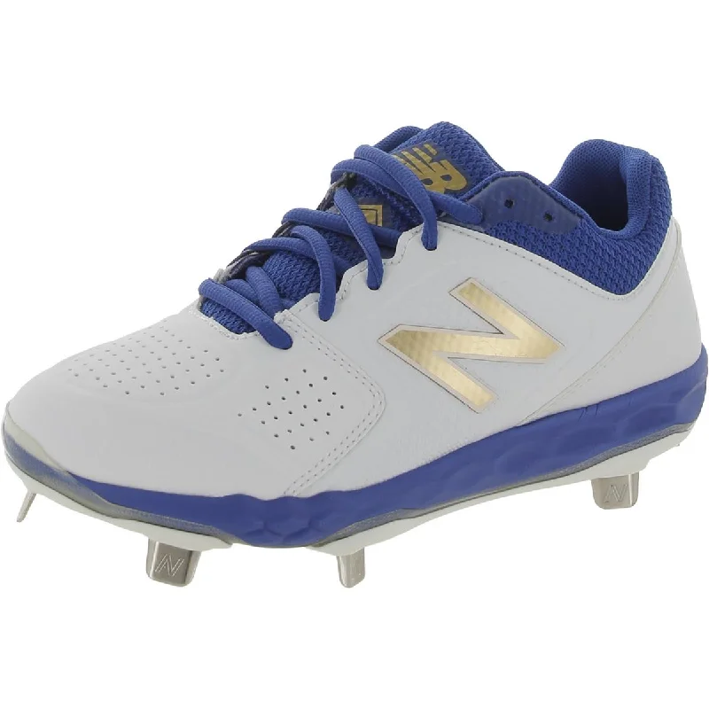 New Balance Womens Velo Faux Leather Slow Pitch Cleats---Comfortable Leather Pumps for Office and Everyday Wear