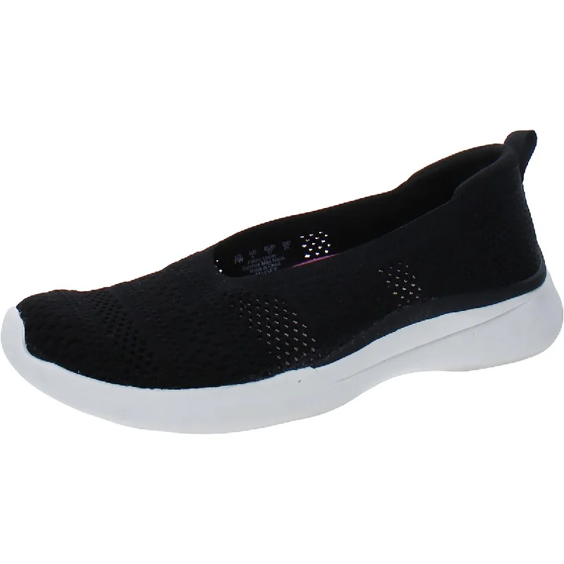 Versatile Heeled Sandals for Any Occasion---Ryka Womens Maisey Knit Perforated Slip-On Sneakers