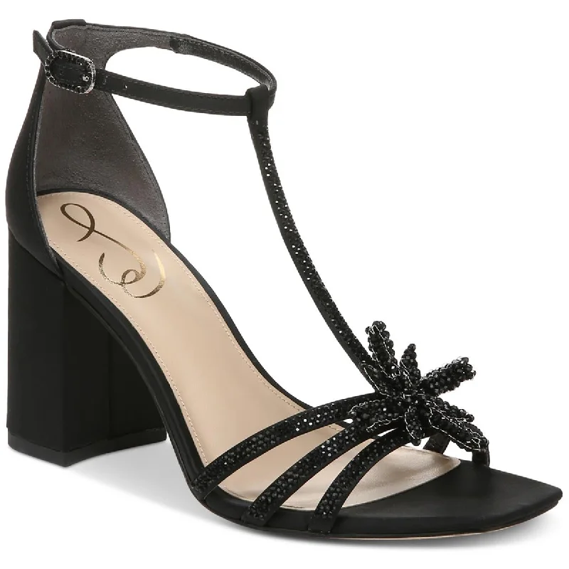 Stylish Ankle Strap Heels for Women--Sam Edelman Womens Donnie Ankle Strap Embellished Heels