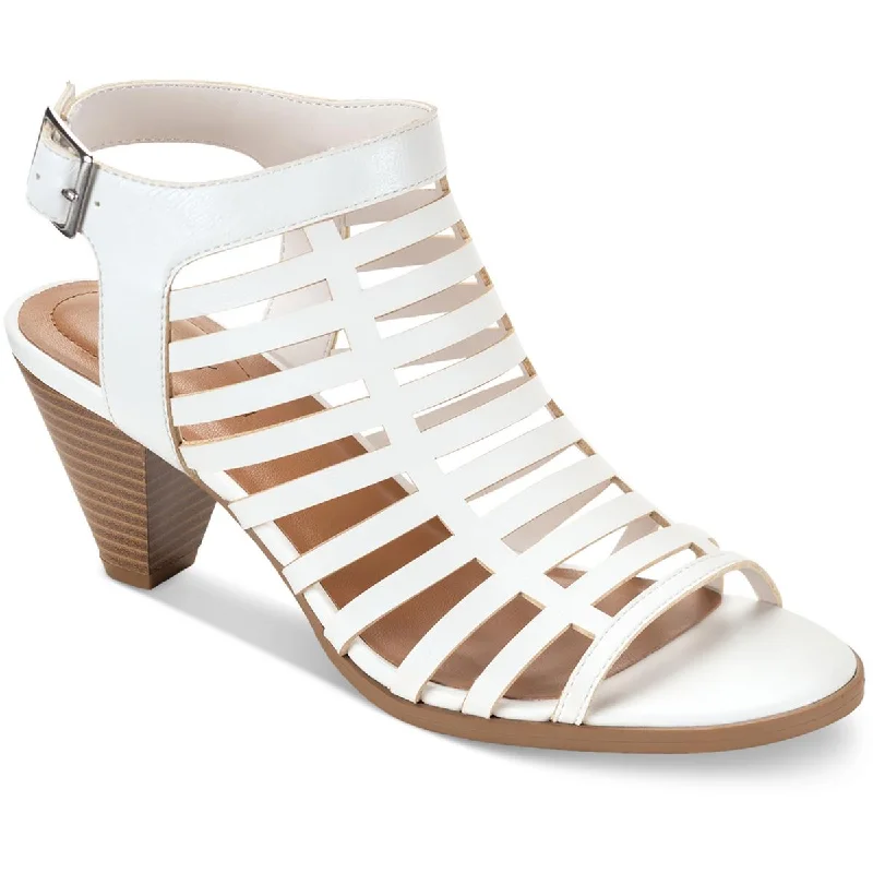 Style & Co. Womens Haileyy Strappy  Block Heel---Affordable Strappy Platform Heels with Premium Quality