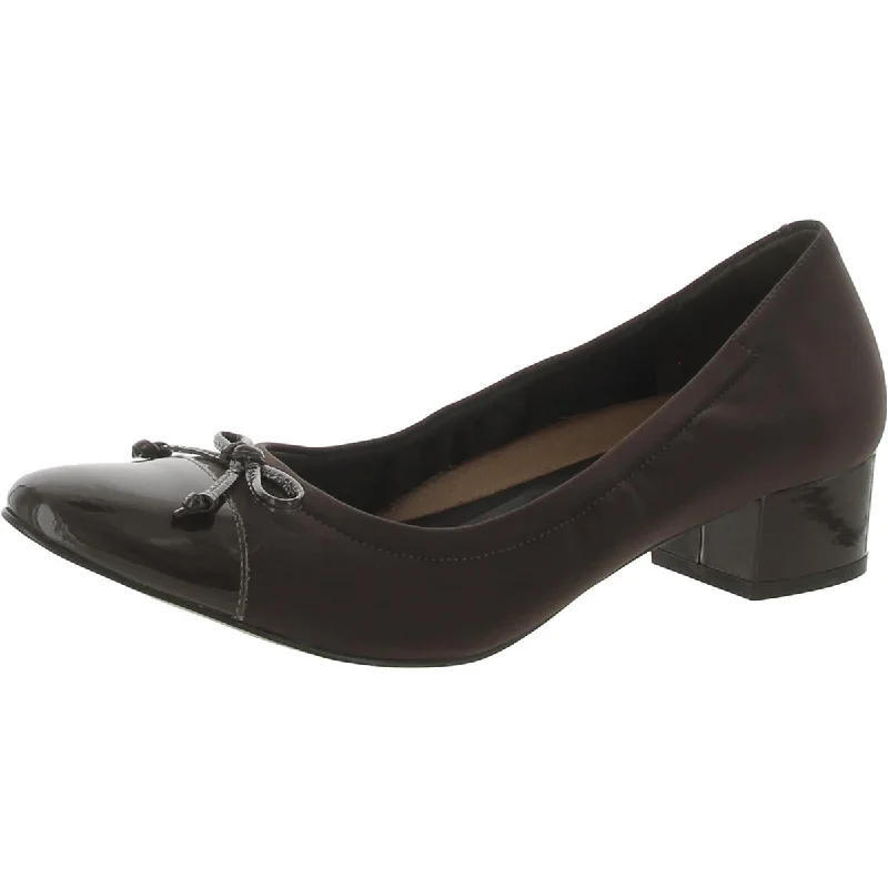 Sleek and Shiny Patent Pump Heels for a Polished Look--Walking Cradles Womens Hollis Patent Slip On Pumps