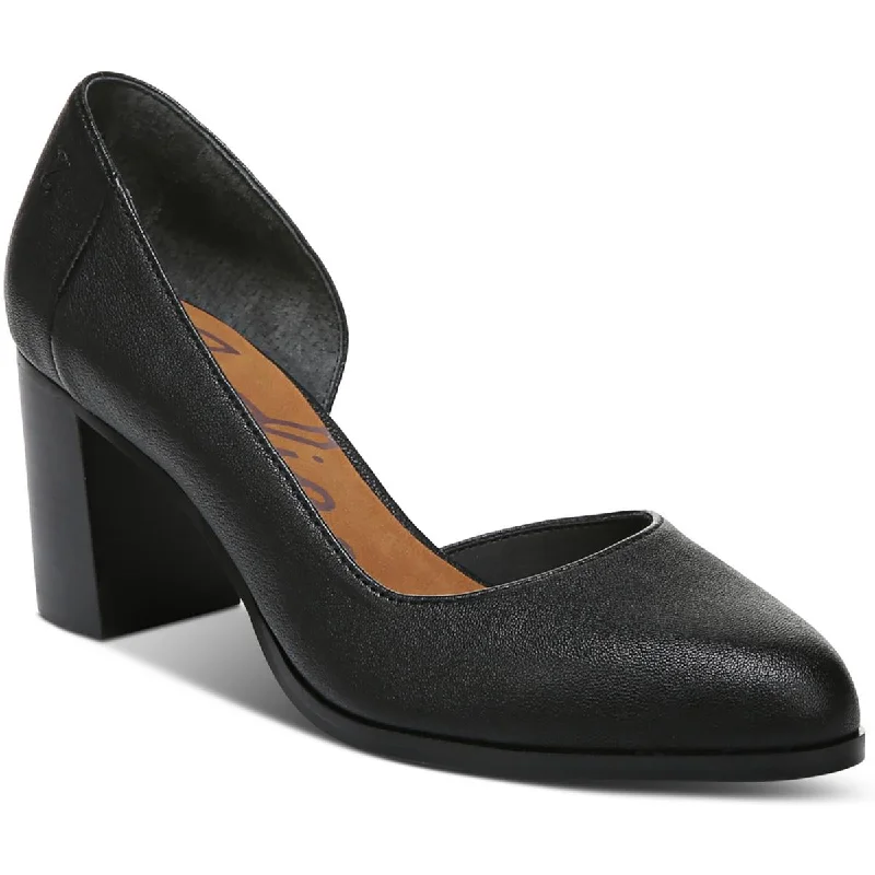 Trendy D'Orsay Pumps for Fashion-Forward Women---Zodiac Womens Gracie Leather Block D'Orsay Heels