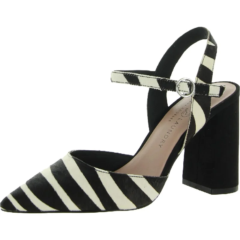 Stylish Ankle Strap Heels for Women--Chinese Laundry Womens Keesa Cow Hair Ankle Strap Heels