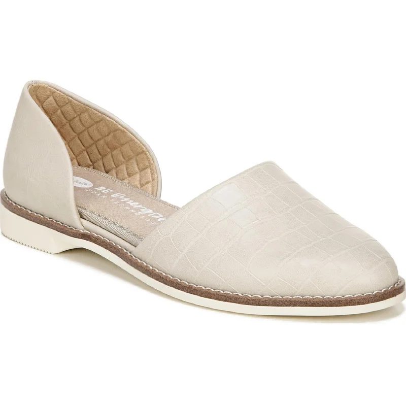 Stylish Slip-On Pumps for Quick Elegance---Dr. Scholl's Shoes Womens Choice Faux Leather Slip On D'Orsay