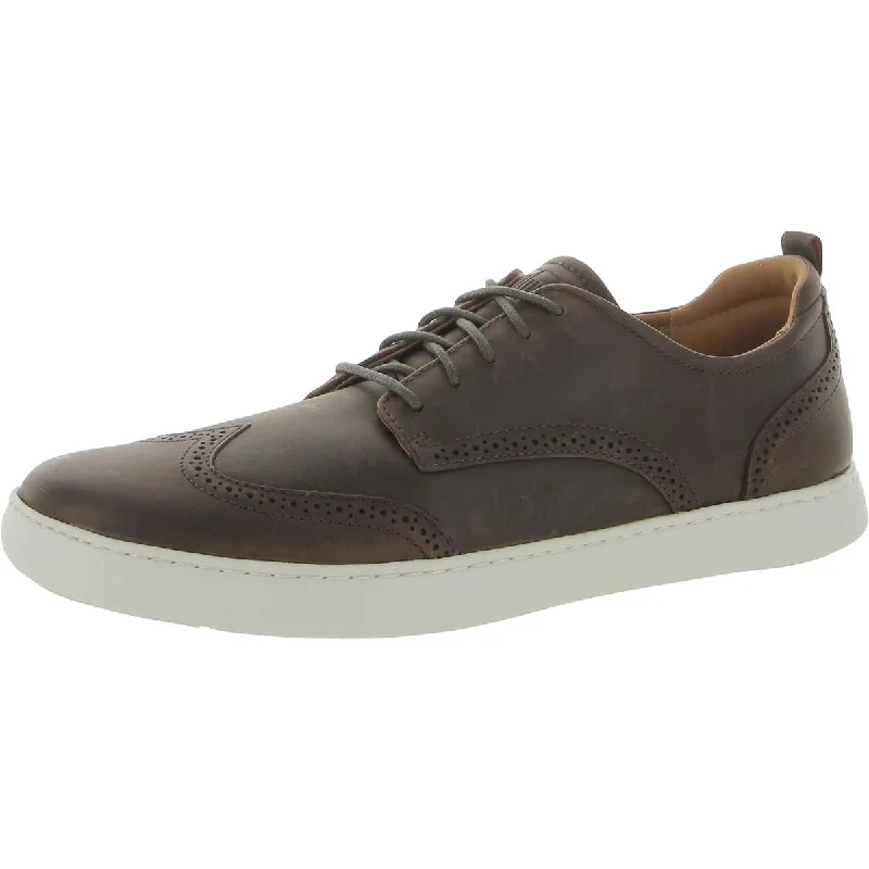 Fitflop Mens Albus Leather Brogue Oxfords---Comfortable Leather Pumps for Office and Everyday Wear