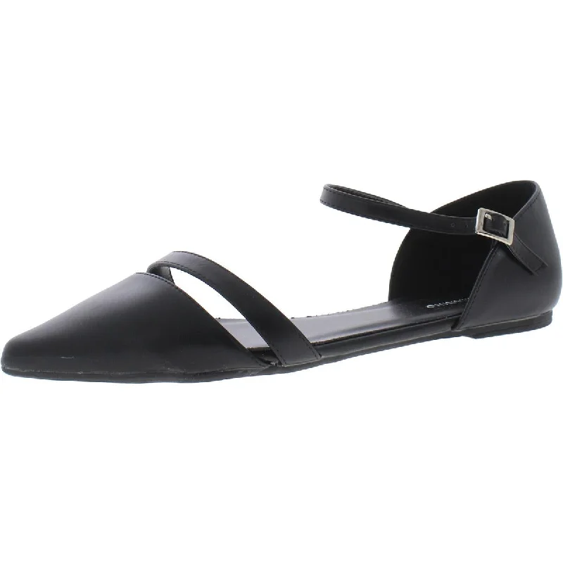 Stylish Ankle Strap Heels for Women--Mio Marino Womens Pointed Toe Ankle Strap D'Orsay