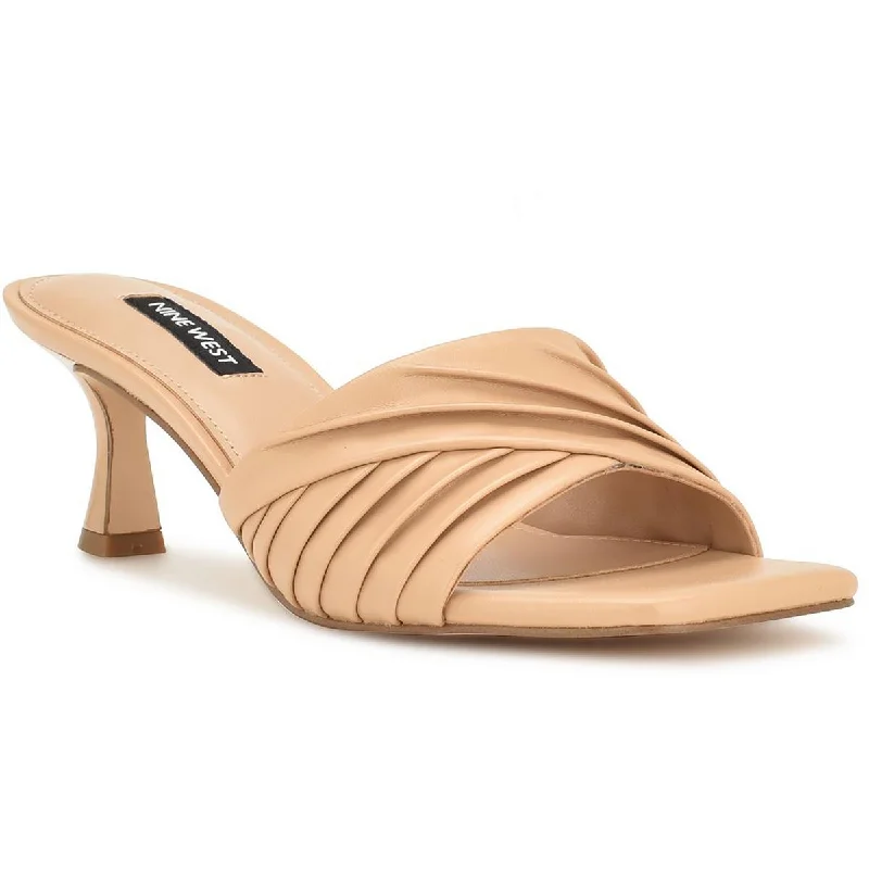 Versatile Heeled Sandals for Any Occasion---Nine West Womens Solid Man Made Heels