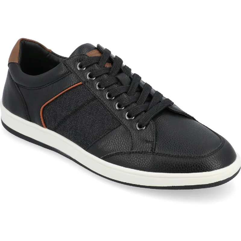 Vance Co. Mens Rogers Faux Leather Lace-Up Oxfords---Comfortable Leather Pumps for Office and Everyday Wear