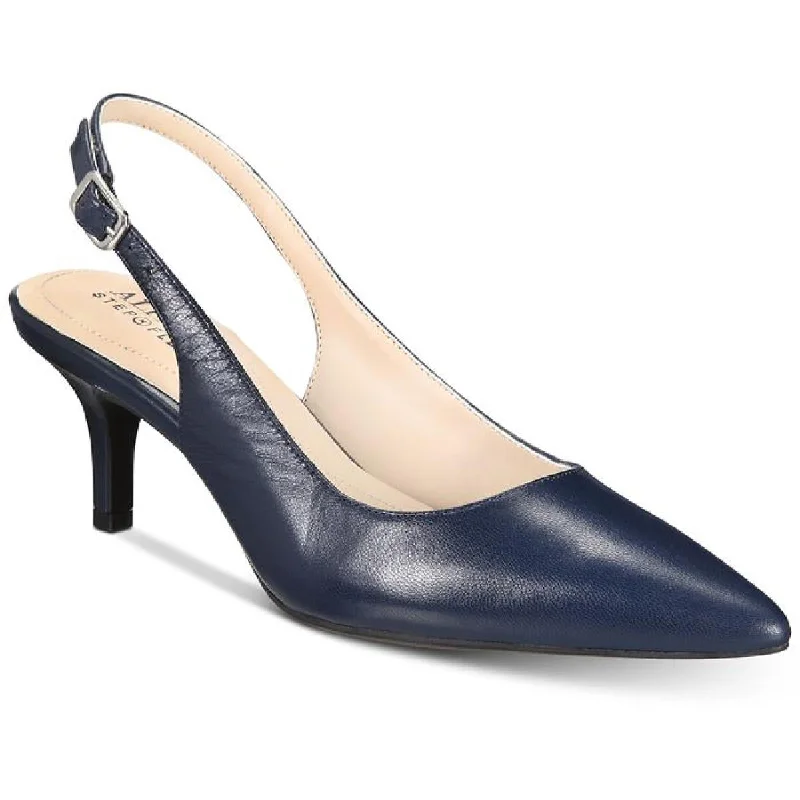 Stiletto Heel Pumps with Perfect Fit--Alfani Womens Babbsy Padded Insole Pointed Toe Dress Pumps-Fashionable & Classic