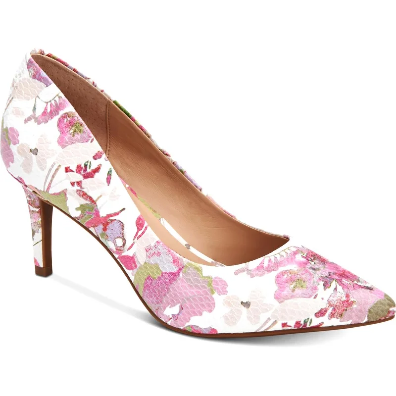 Stiletto Heel Pumps with Perfect Fit--Alfani Womens Jeules Padded Insole Pointed Toe Pumps-Fashionable & Classic