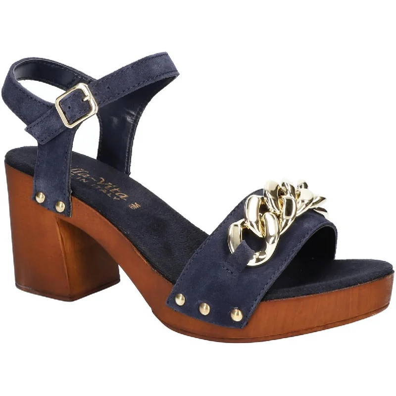 Stylish Ankle Strap Heels for Women--Bella Vita Womens Van-Italy Suede Ankle Strap Heels