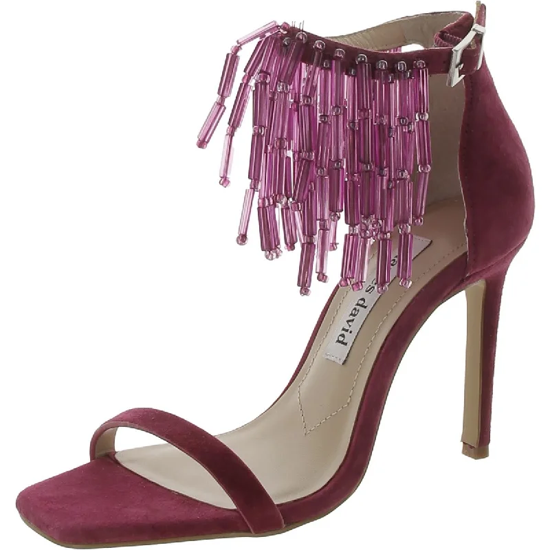 Stylish Ankle Strap Heels for Women--Charles David Womens Enrich Suede Ankle Strap Heels