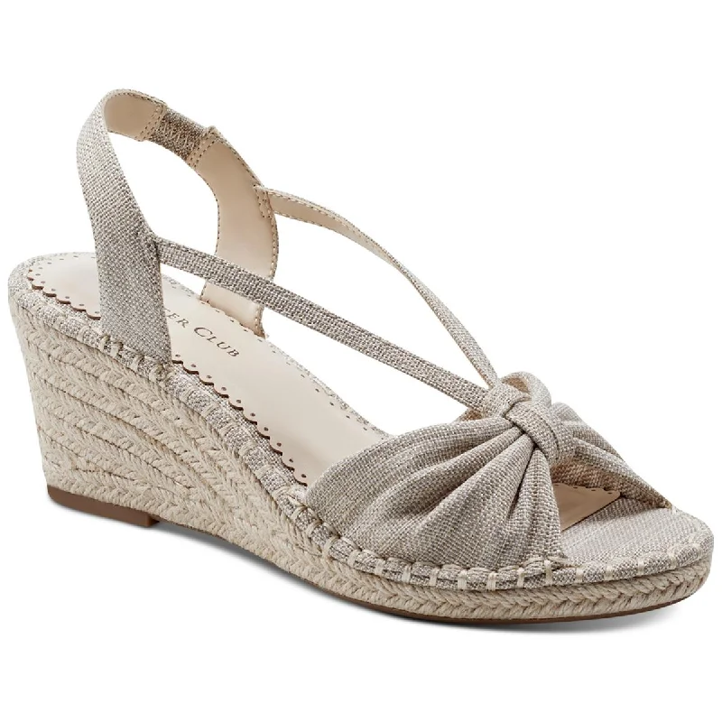 Charter Club Womens KIKA Bow Canvas Pumps---Charming Bow Pumps for a Cute and Stylish Look