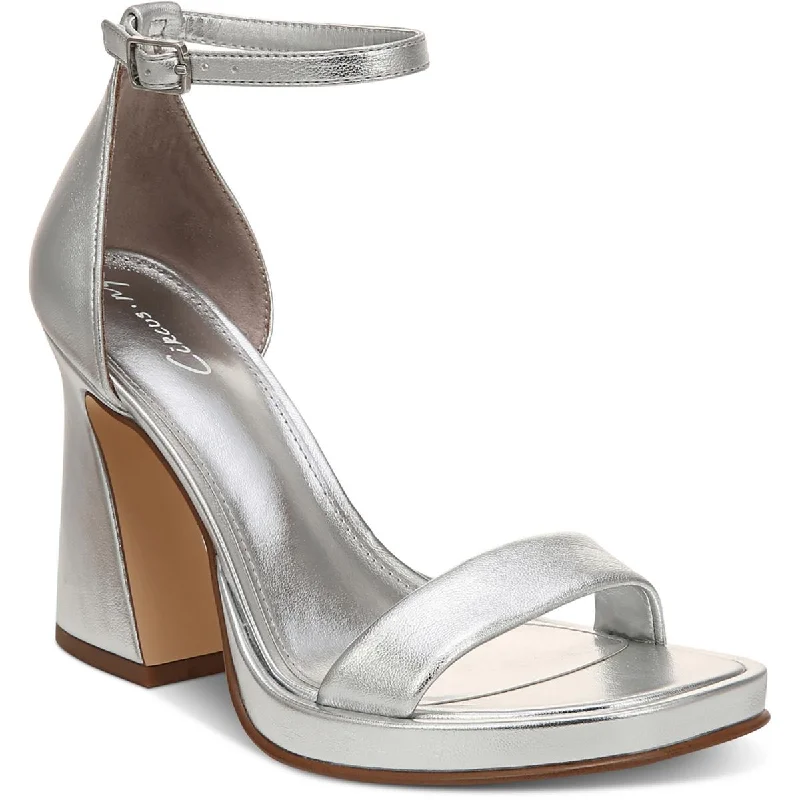 Stylish Ankle Strap Heels for Women--Circus by Sam Edelman Womens Holmes Faux Leather Ankle Strap Heels