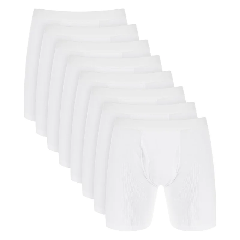 Versatile Heeled Sandals for Any Occasion---Club Room Mens 8 Pack Cotton Stretch Boxer Briefs