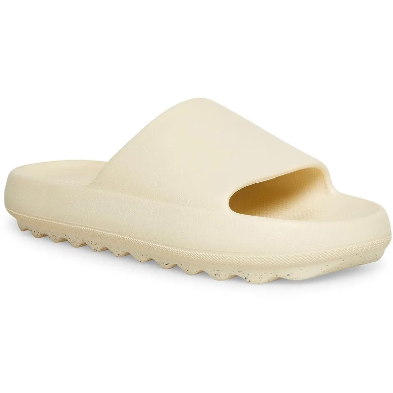 Stylish Slip-On Pumps for Quick Elegance---Cool Planet by Steve Madden Womens Cloud Slide Slip On Flip-Flops