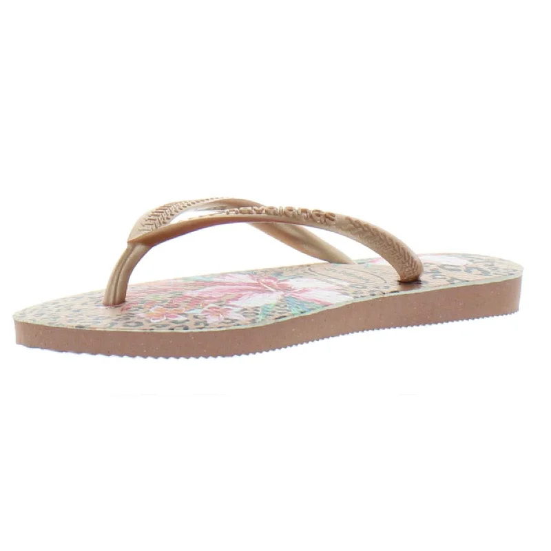 Versatile Heeled Sandals for Any Occasion---Havaianas Girls Printed Slide Flip-Flops