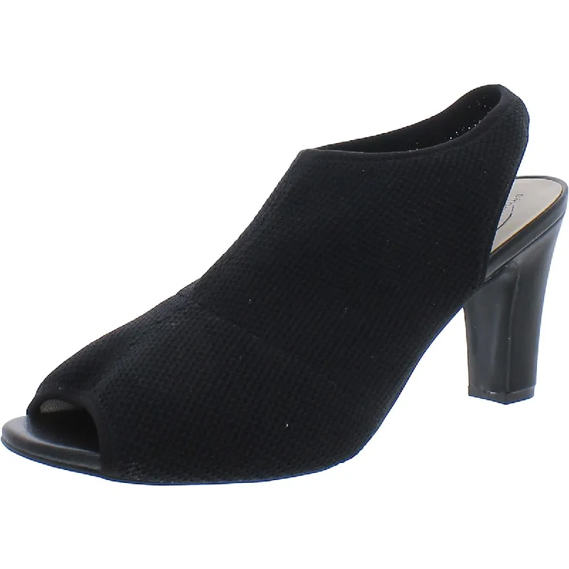 Trendy Peep Toe Platform Heels Crafted from Genuine Leather--LifeStride Womens Cailin Mesh Peep Toe Heels