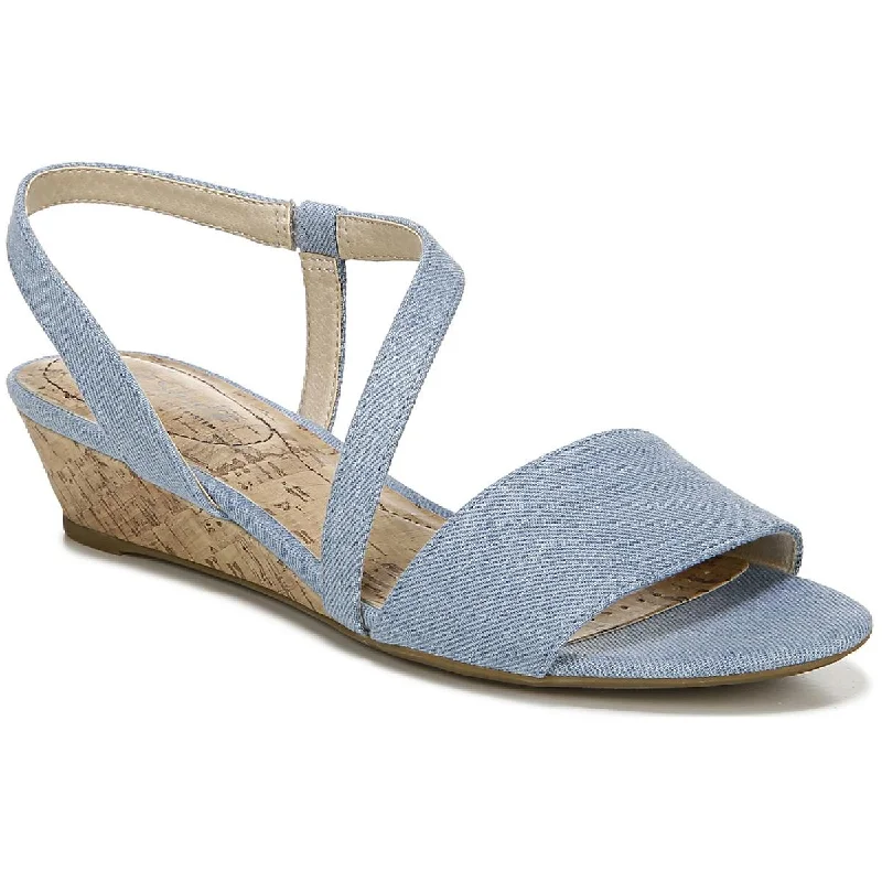 LifeStride Womens Yasmine Strappy Slip On Wedges---Affordable Strappy Platform Heels with Premium Quality