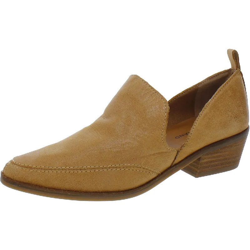 Affordable Suede Ankle Pumps for All-Day Wear--Lucky Brand Womens Pointed Toe Suede Slip On Shoes