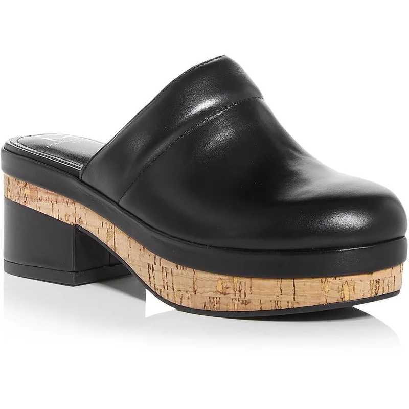 Stylish Slip-On Pumps for Quick Elegance---Marc Fisher LTD Womens Beckett Leather Slip On Clogs