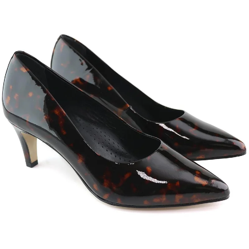 Marc Joseph Womens Cortland Leather Slip On Kitten Heels---Fashionable Kitten Heels for Date Night