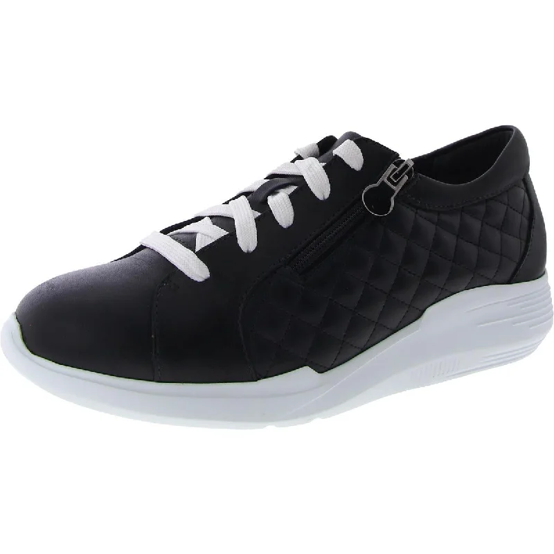 Munro Womens Emmie Leather Zipper Casual And Fashion Sneakers---Comfortable Leather Pumps for Office and Everyday Wear