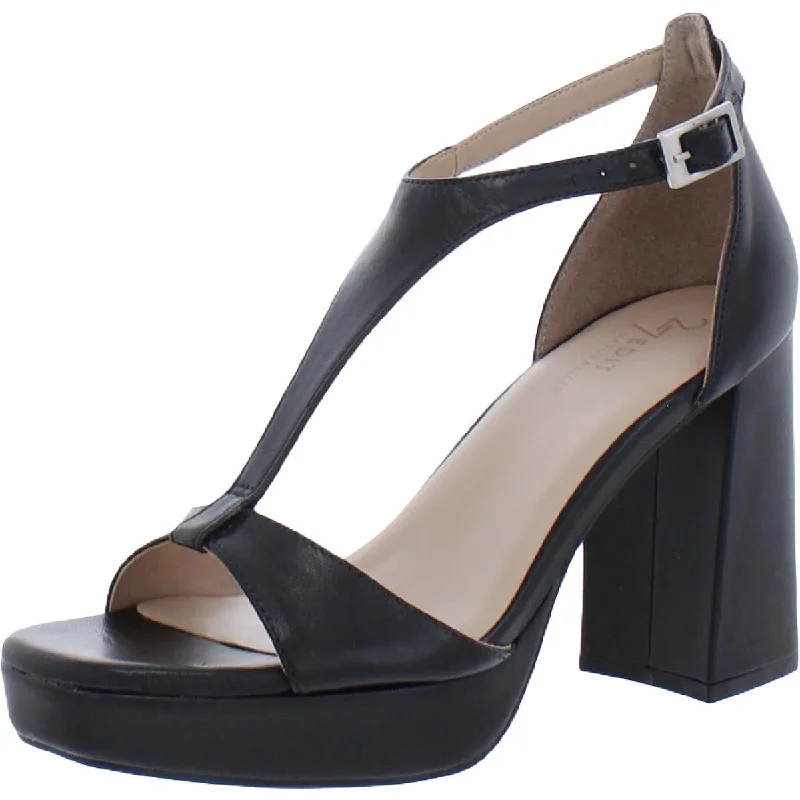 Stylish Open Toe Heels for Summer--Naturalizer Womens Jae Buckle Open Toe Heels