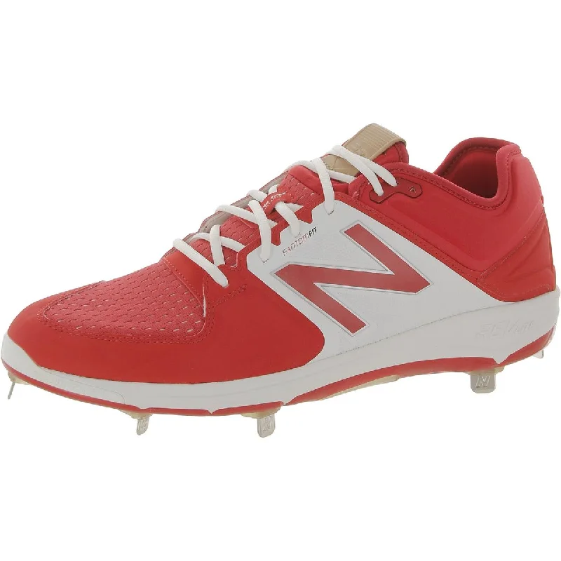 New Balance Mens 3000v3 Faux Leather Fantom Fit Cleats---Comfortable Leather Pumps for Office and Everyday Wear