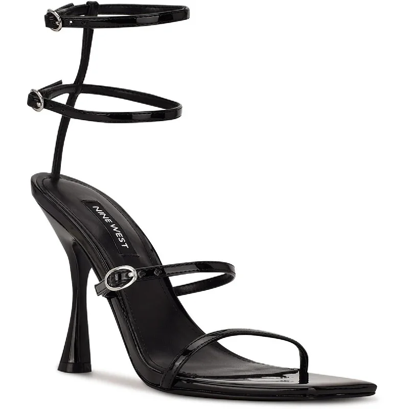 Versatile Heeled Sandals for Any Occasion---Nine West Womens  Aves 3 Buckle Heels