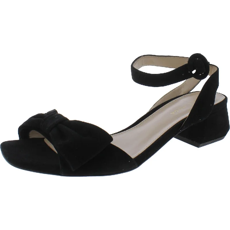 Pelle Moda Womens Bow Leather Block Heel---Charming Bow Pumps for a Cute and Stylish Look