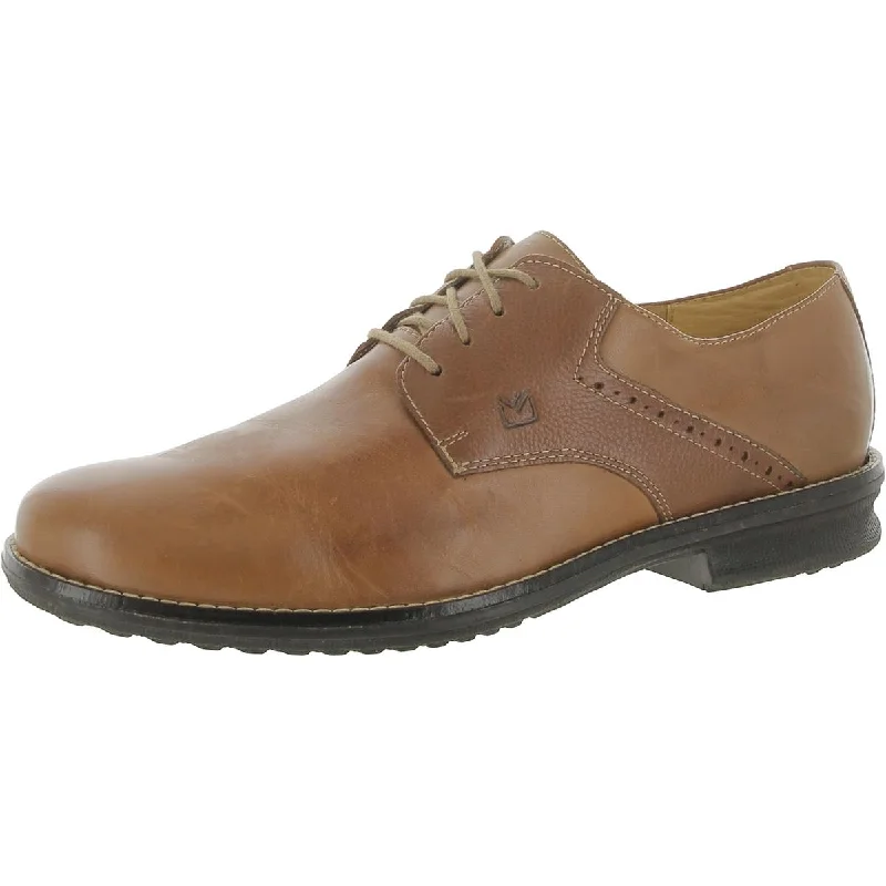 Sandro Mens Leather Derby Shoes---Comfortable Leather Pumps for Office and Everyday Wear