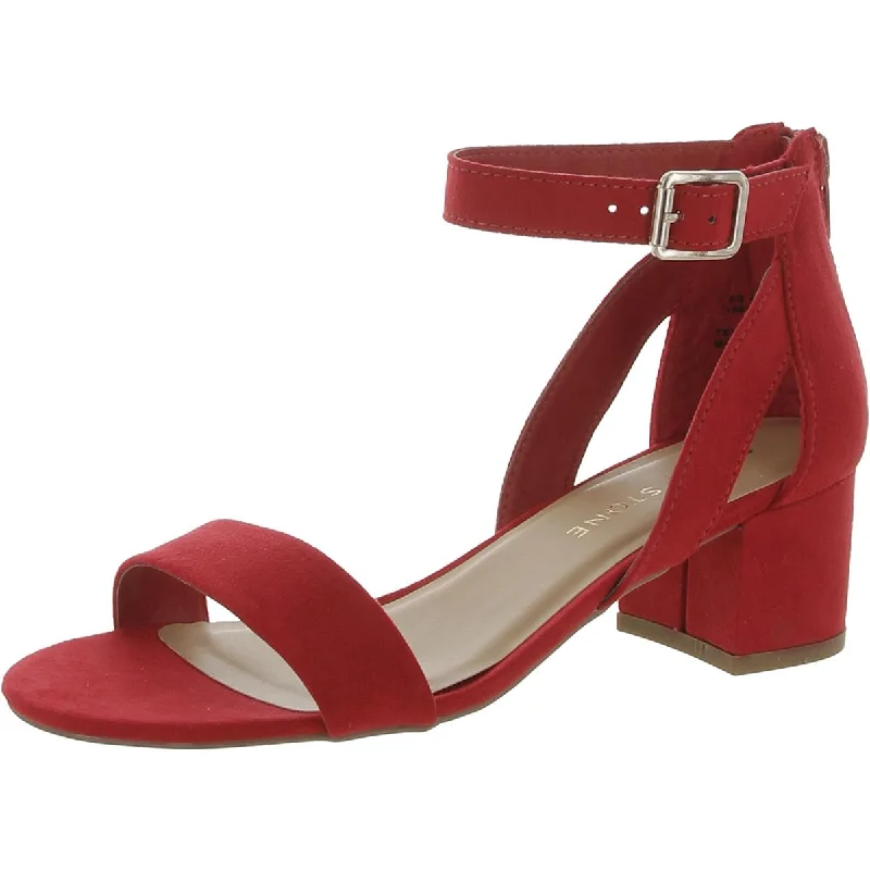 Affordable Suede Ankle Pumps for All-Day Wear--Sun + Stone Womens Jackee Faux Suede Buckle Pumps