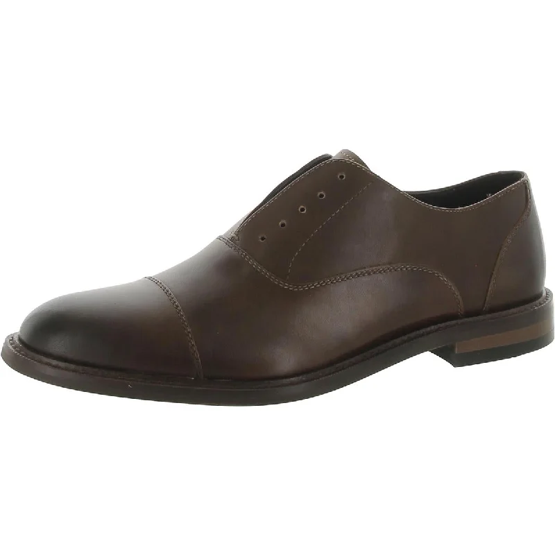 Private Label Mens Leather Oxfords---Comfortable Leather Pumps for Office and Everyday Wear