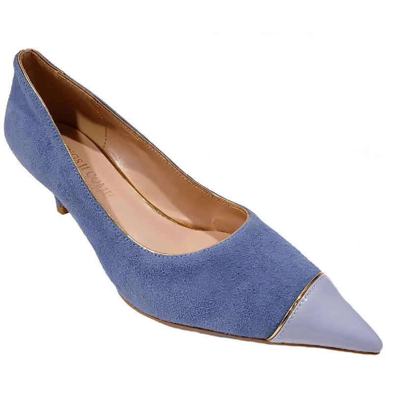 Affordable Suede Ankle Pumps for All-Day Wear--Things II Come Womens Jacey Suede Slip-On Pumps