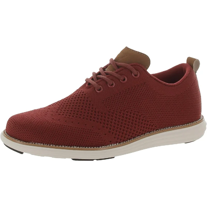 Versatile Heeled Sandals for Any Occasion---Vance Co. Mens Comfort Insole Knit Casual And Fashion Sneakers