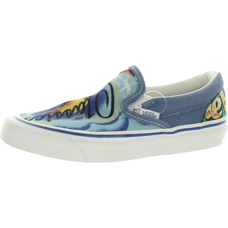 Versatile Heeled Sandals for Any Occasion---Vans Mens Classic SlipOn 98 DX Printed Canvas Skate Shoes