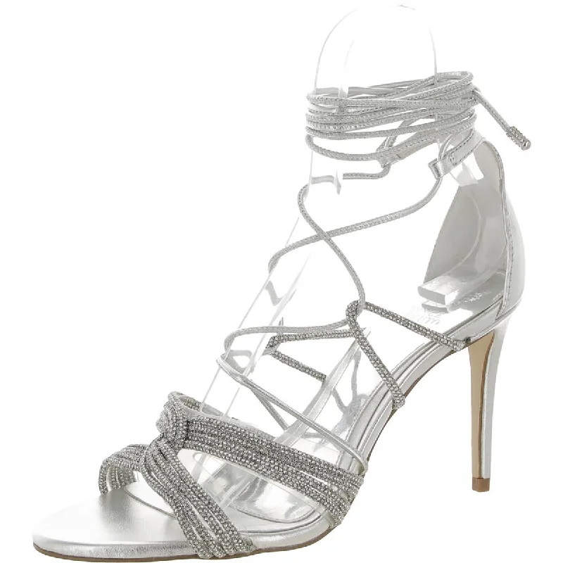 Stylish Ankle Strap Heels for Women--Vince Camuto Womens Aimery Leather Ankle Strap Heels