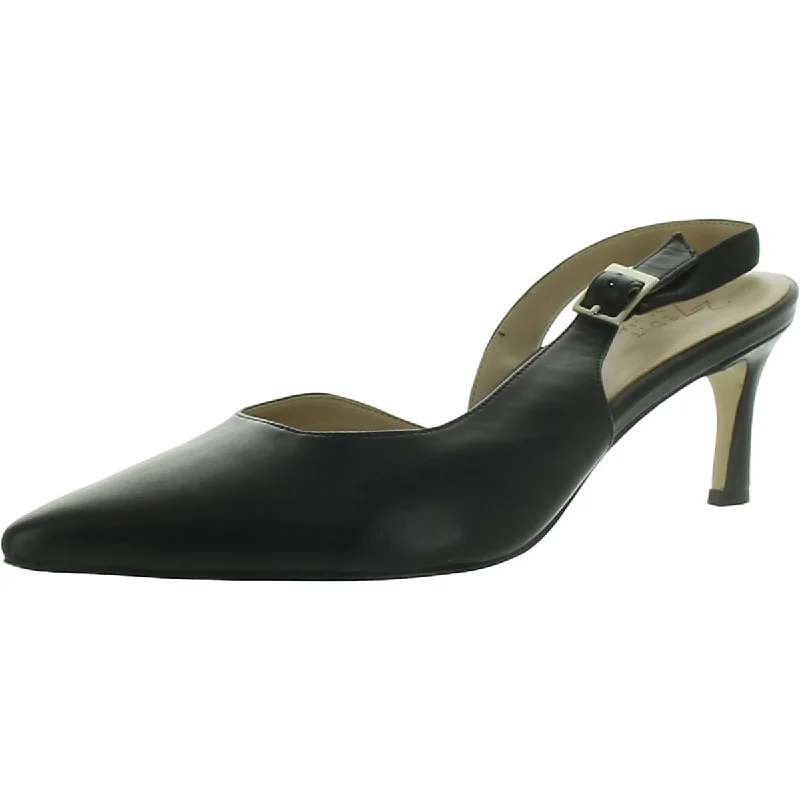 Versatile Heeled Sandals for Any Occasion---27 Edit Womens Felicia Buckle Slingback Pumps